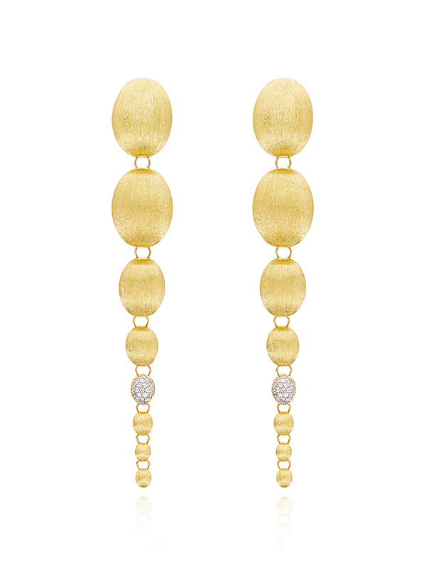 Gold statement earrings – Nanis Italian Jewels